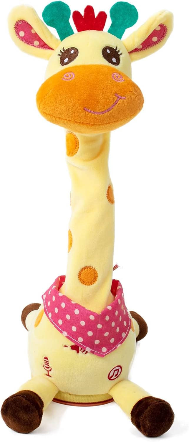 seOSTO Volume Control Singing Dancing Cactus Toy Repeating Baby Toys, Talking Ca...
