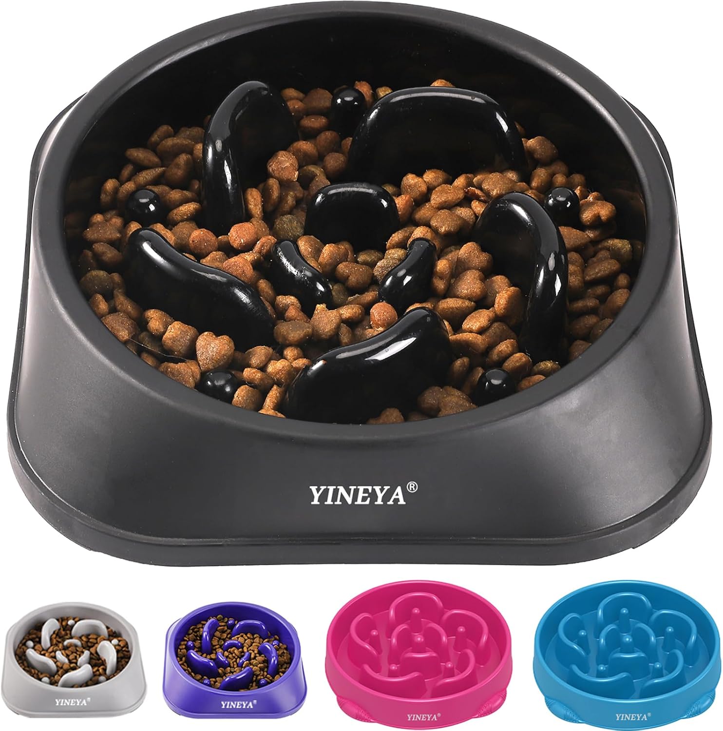 Pet Supplies Slow Feeder Dog Bowls, Special Small Breed Dog Slow Feeder Bowl, In...