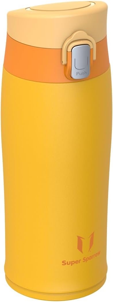 Super Sparrow Water Bottle Stainless Steel - Travel Mug - 350ml, 500ml, 750ml -...