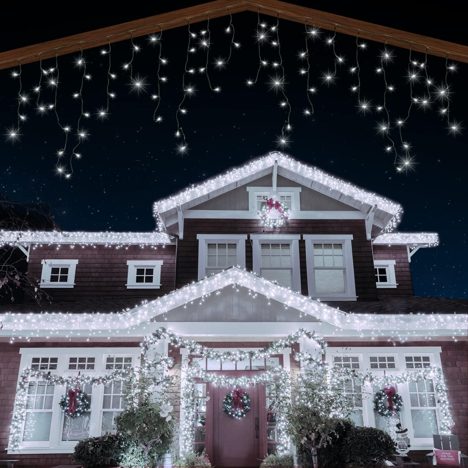ANSIO® Outdoor Christmas Lights, Special Festive Lights with 1000 LED 35m/112ft,...