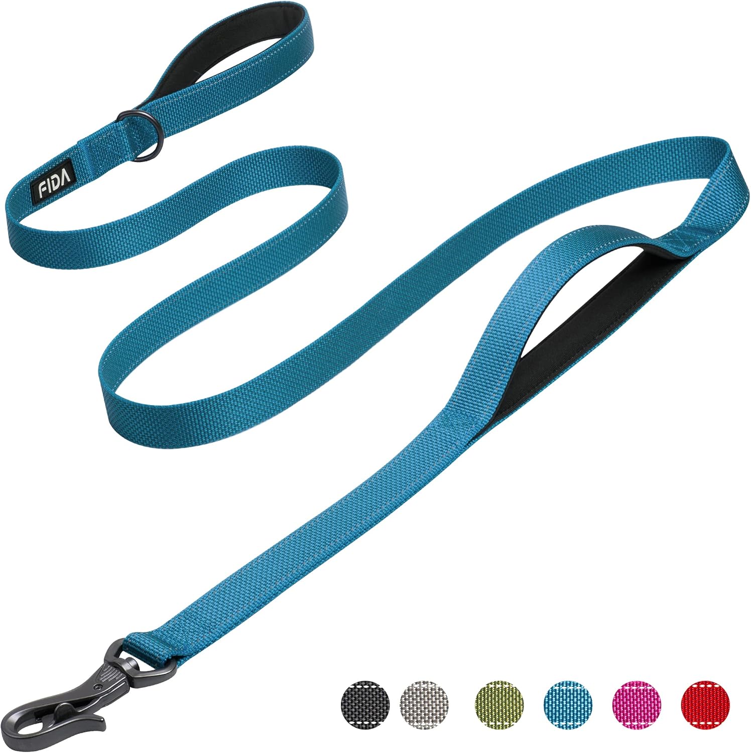 Fida Dog Leash, Special Heavy Duty Dog Leash with Comfortable Padded Handles, In...