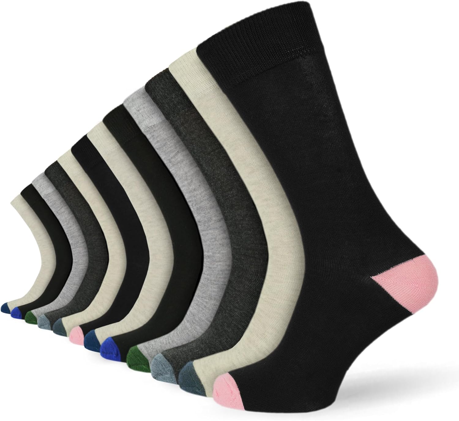 Socksmad Mens Socks, Special Men's Socks Multipack with Soft and Breathable Work...