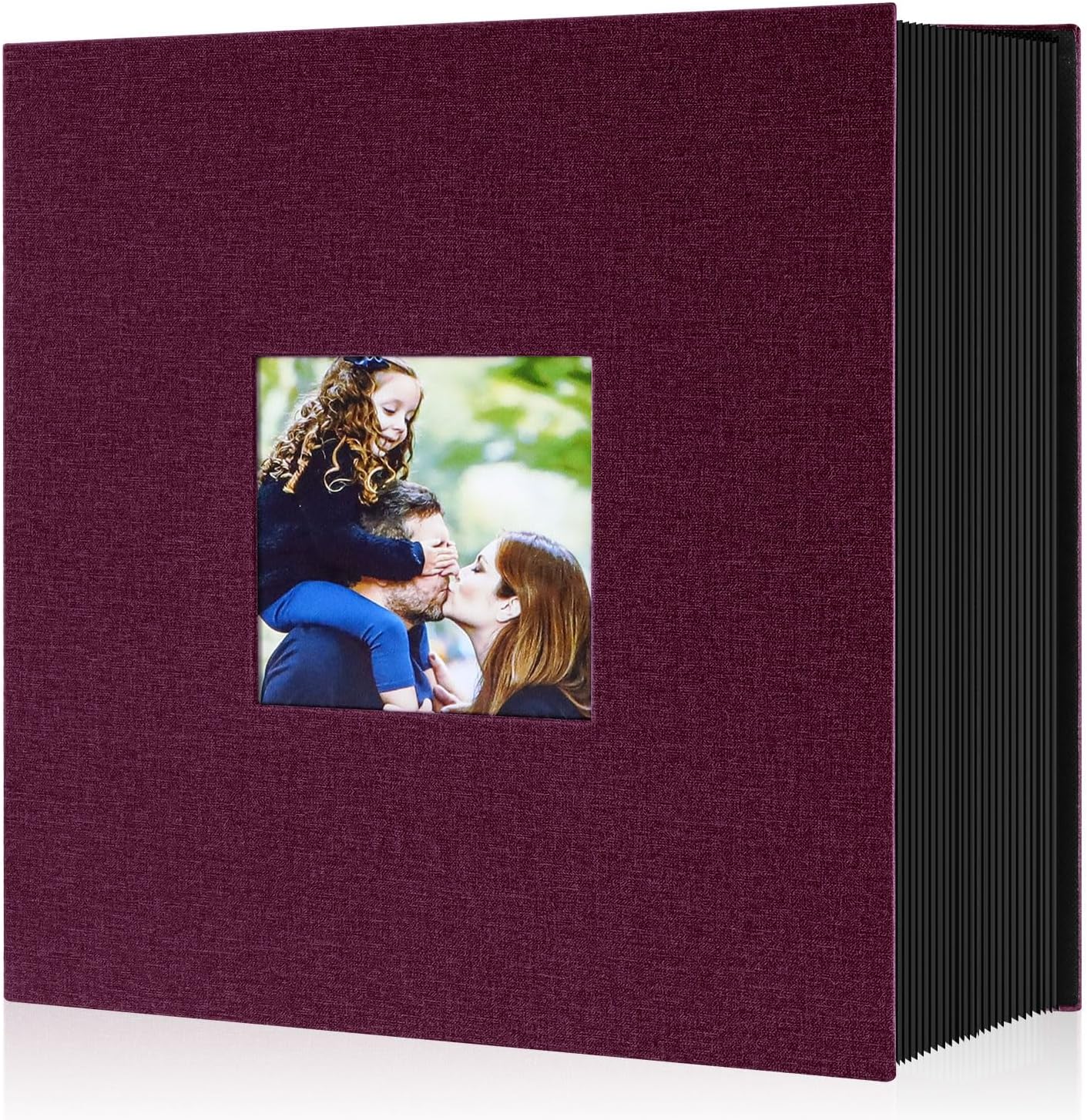 Benjia Photo Album 6x4 1000 Pockets Slip in, Linen Extra Large Capacity 1000 Poc...