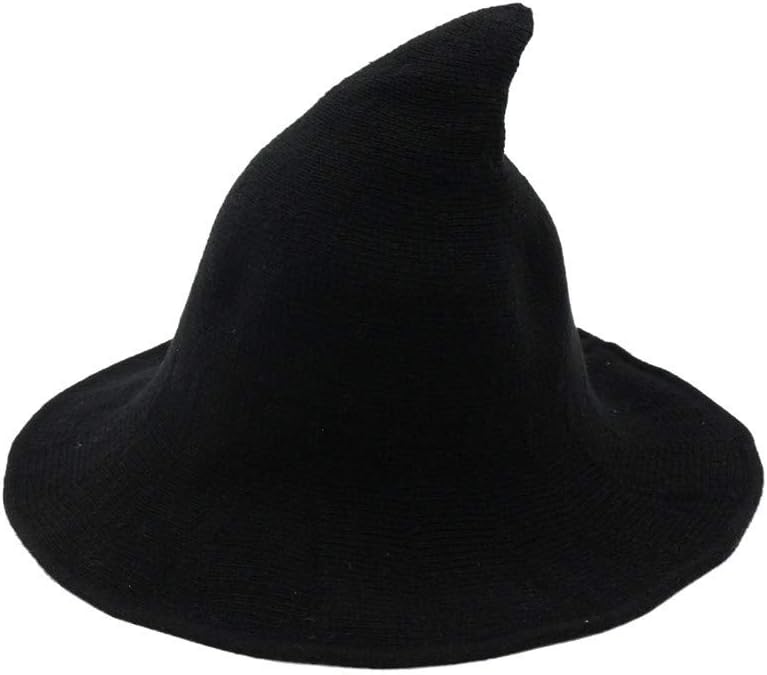 Fekey&JF Women's Witch Kinitted-Wool Hats, for Halloween Party Masquerade Cospla...