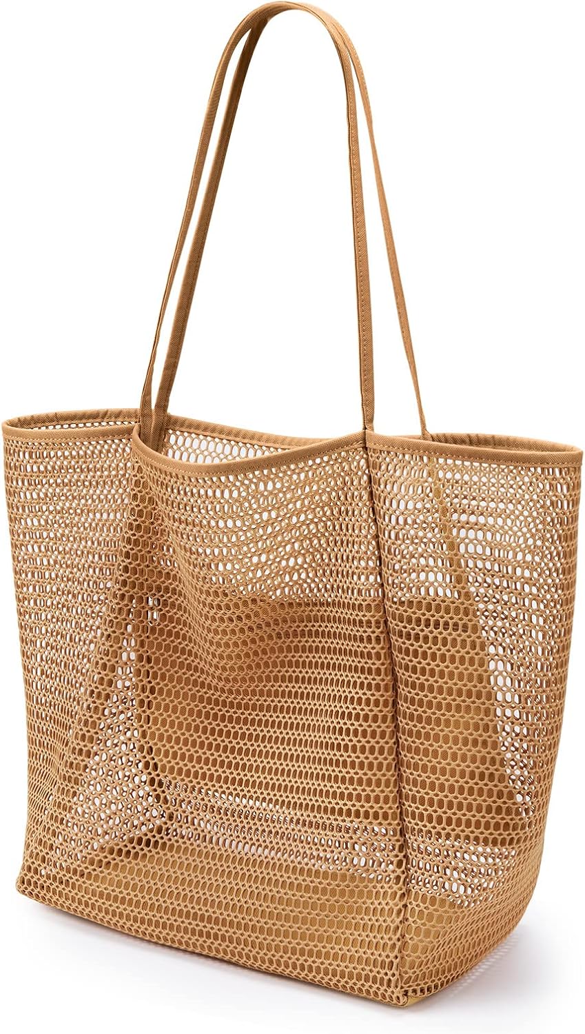 KALIDI Beach Mesh Tote Bag, Special Casual Tote Bag Hobo For Women, Innovative F...