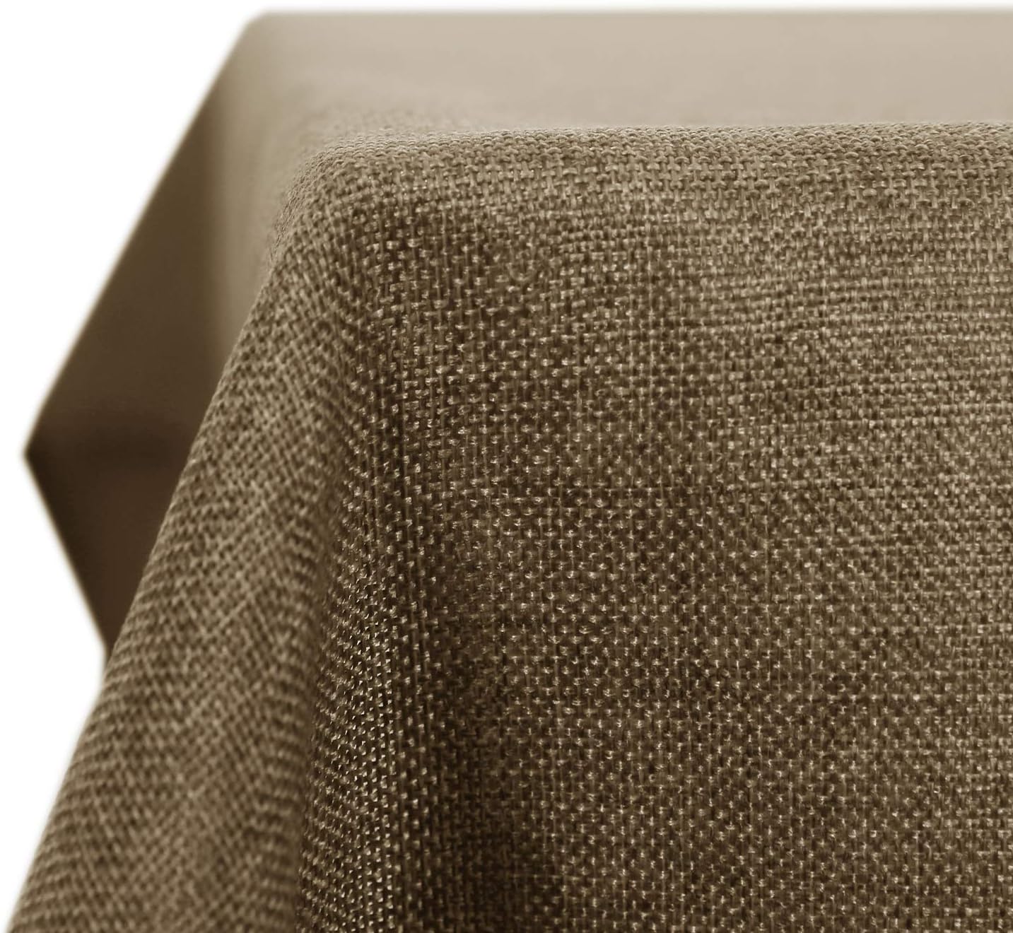 Deconovo Faux Linen Table Cloth, Special Water Resistant Rectangle Table Cloth f...
