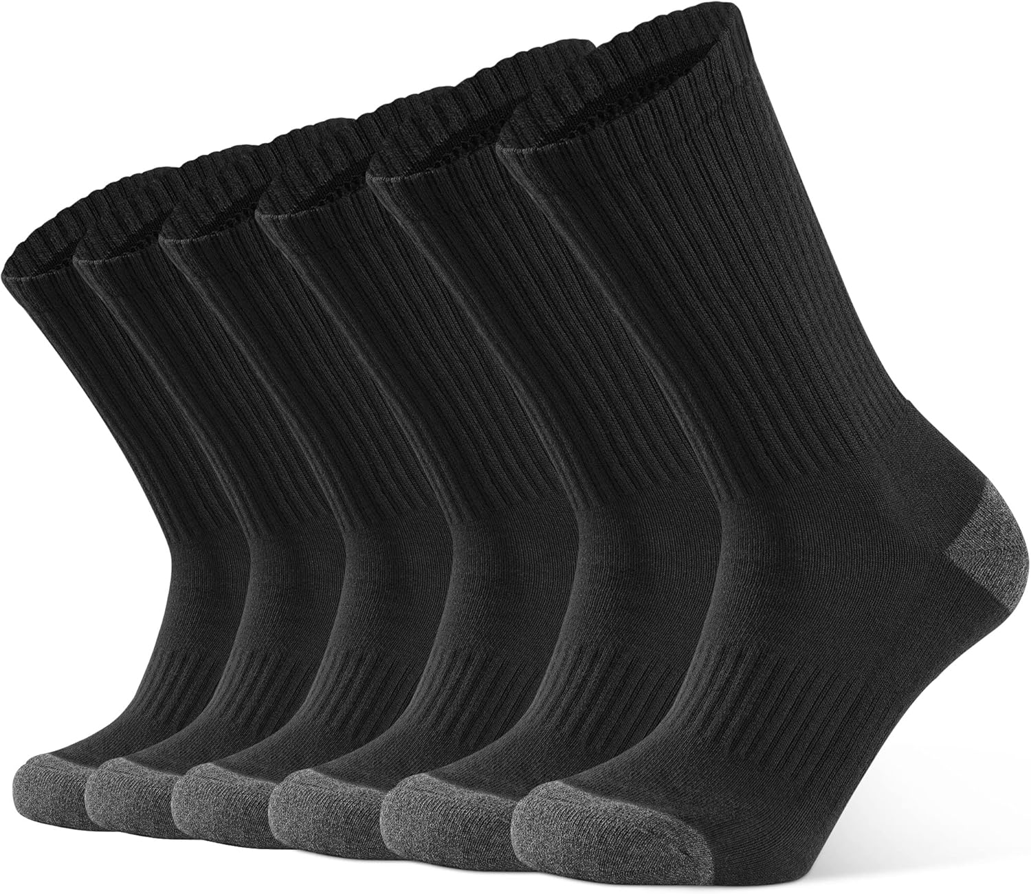 Closemate Mens Socks Cushioned Sports Socks for Men Wicking Breathable Performan...