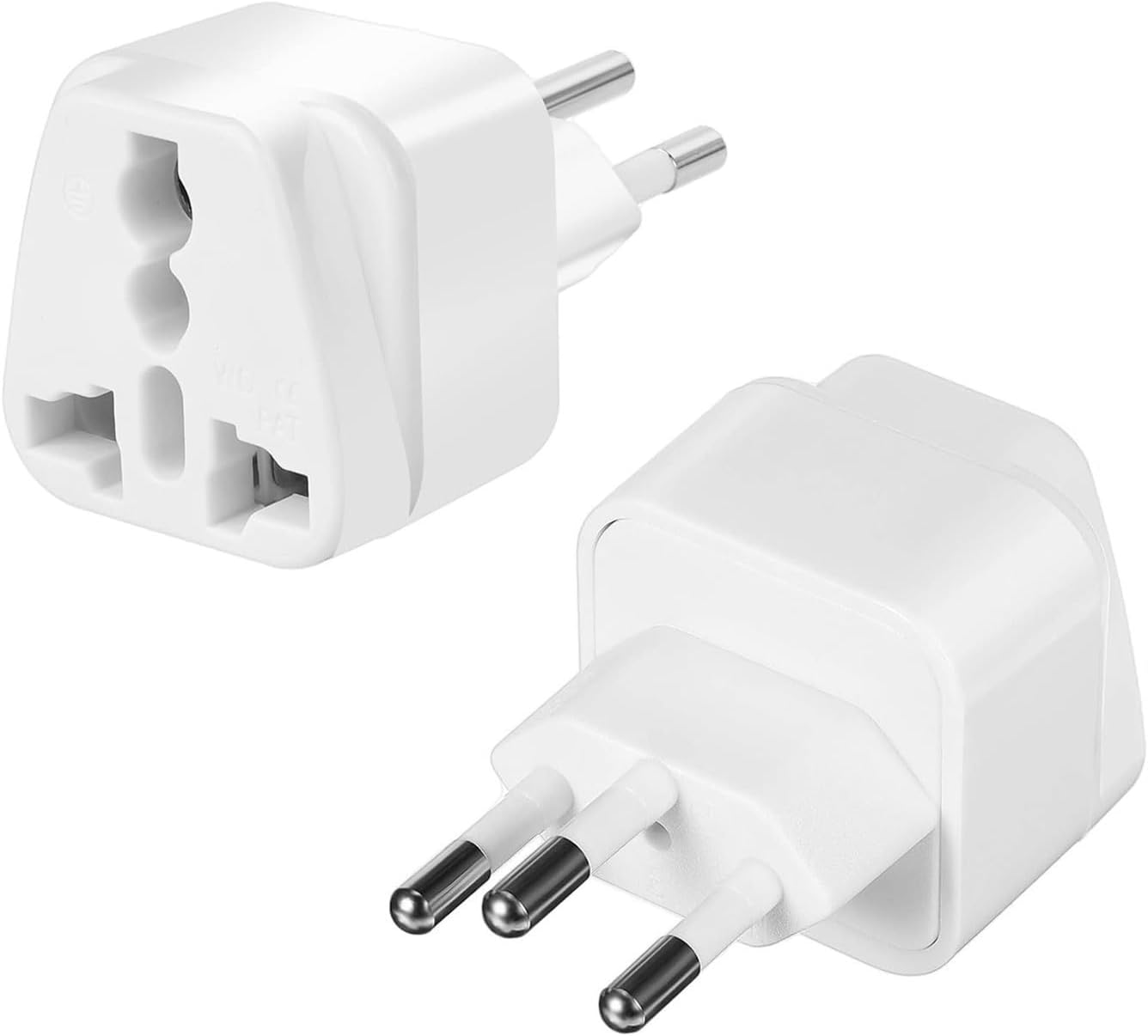 UK to Swiss Plug Adapter,2 Pack Switzerland Plug Adaptor,UK to Switzerland Plug...