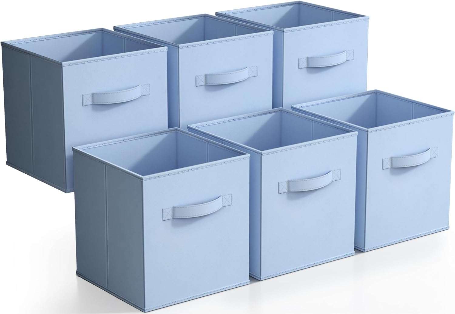 Sorbus Storage Cubes, Special Foldable Fabric Baskets for Organizing Pantry, Uni...