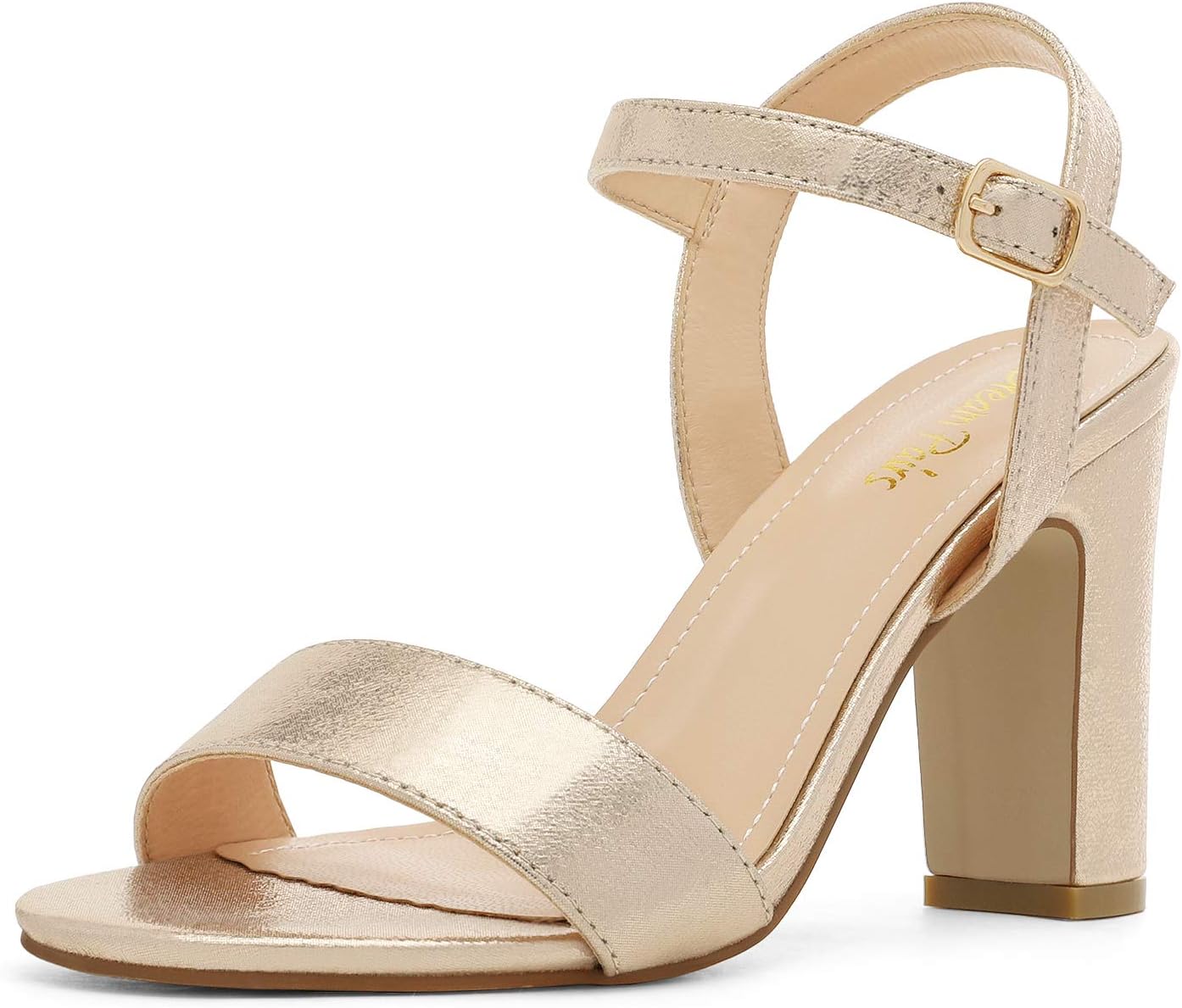 DREAM PAIRS Women's Chunky Heels, Special Open Toe Ankle Strap Sandals, High Blo...
