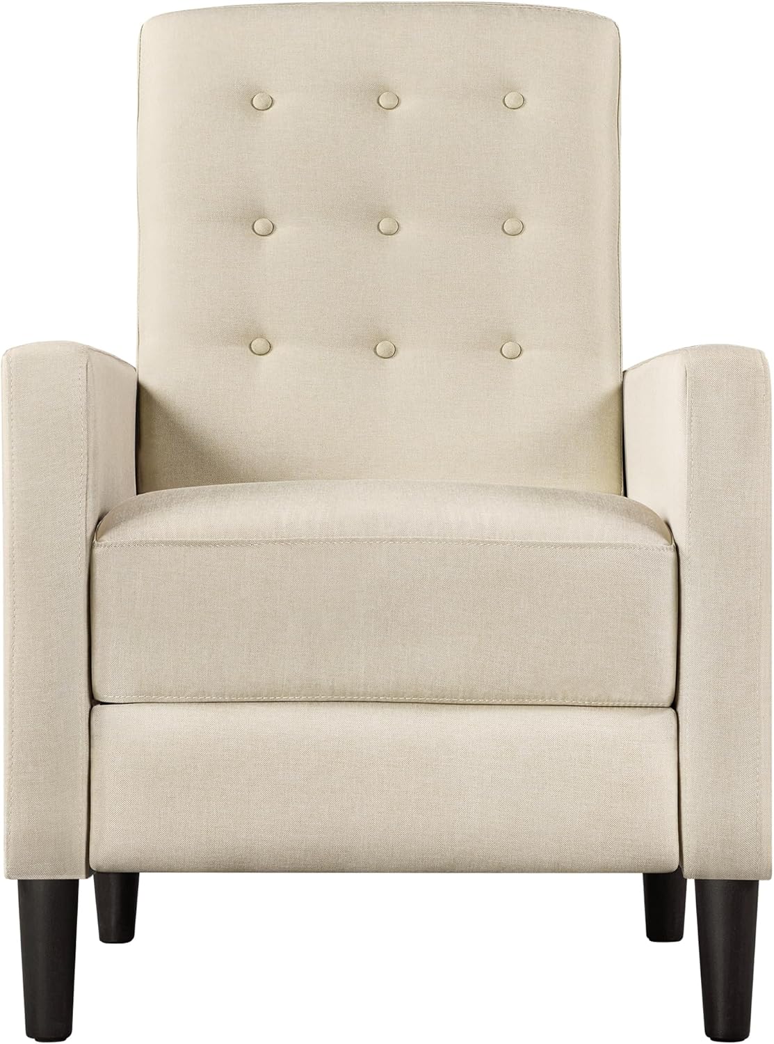 Yaheetech Fabric Recliner Chair Mid-Century Modern Recliner Adjustable Single Re...