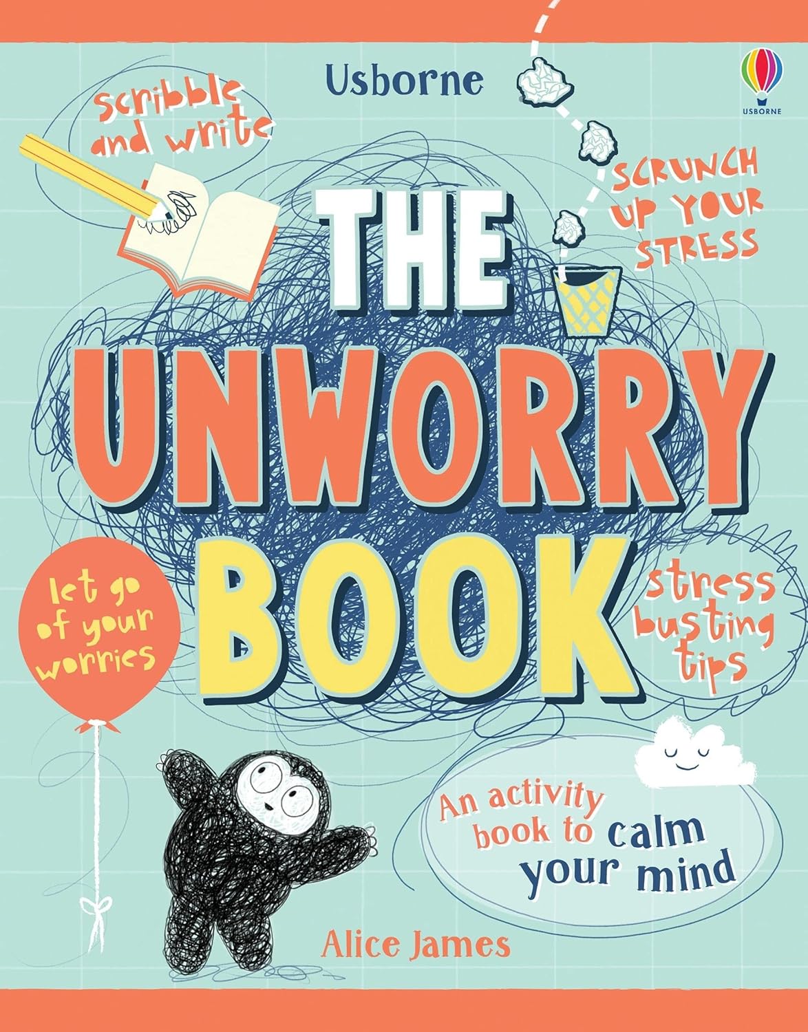Unique "The Unworry Book", Special Activity Book for Kids, High-Quality Children...