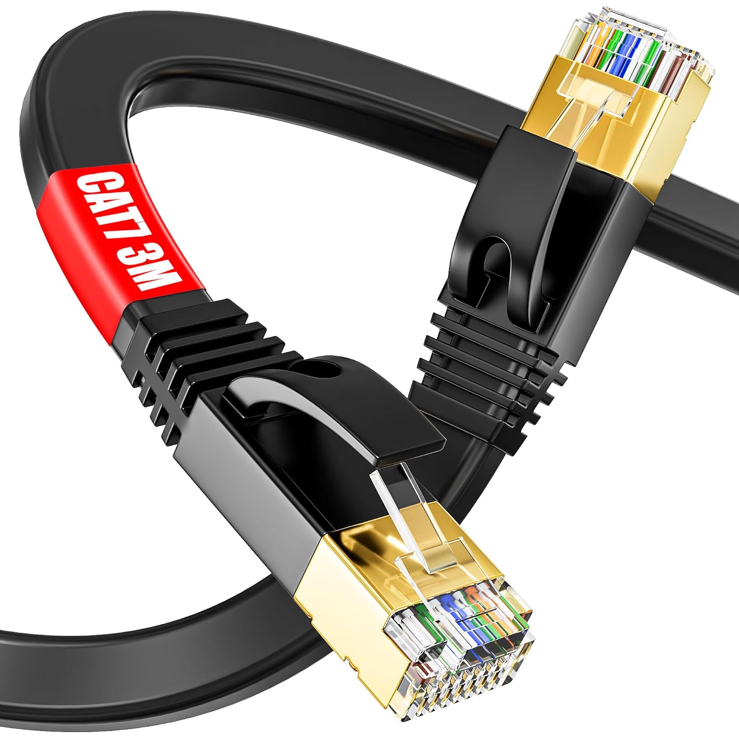 Ethernet Cable 3m, High-Quality Internet Cable 3m for Faster Connection, Special...
