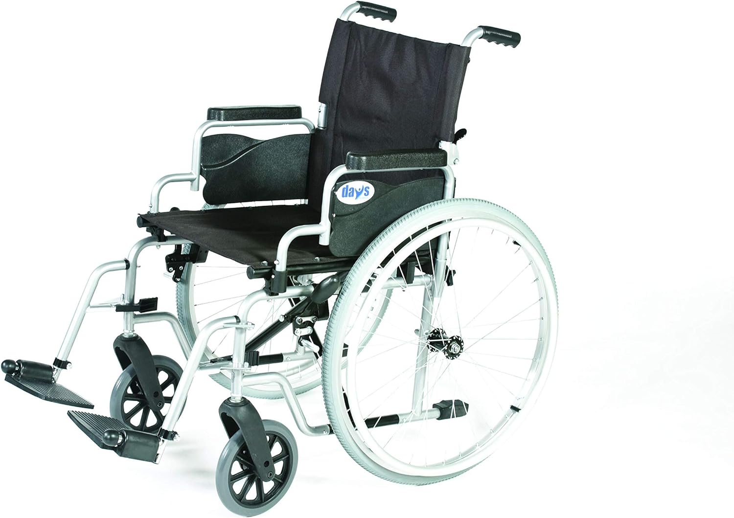 DAYS Whirl Self Propelled & Attendant Propelled Wheelchair, Lightweight Foldable...