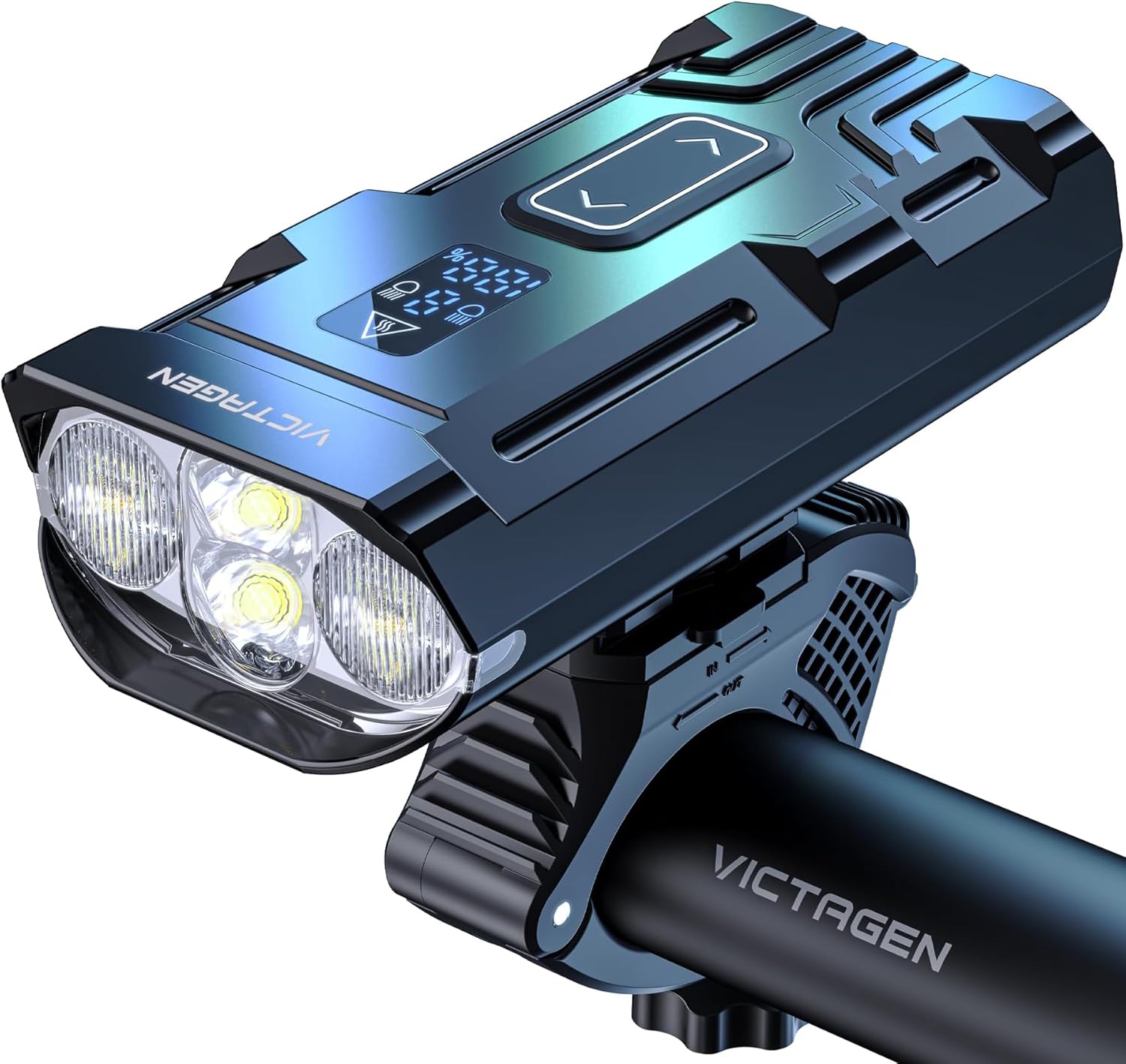 Victagen Super Bright Bike Lights 8000 Lumen for Night Riding, Super Bright 3 LE...