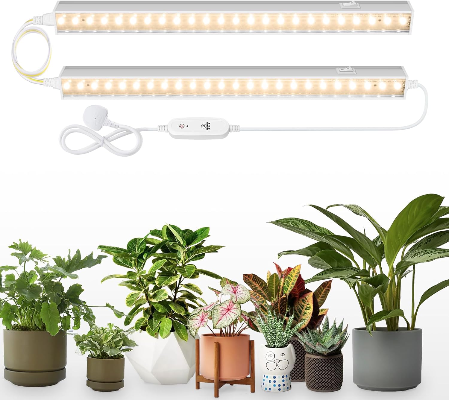 Barrina T5 Grow Lights for Indoor Plants, Full Spectrum Sunlight, 1FT Plant Grow...