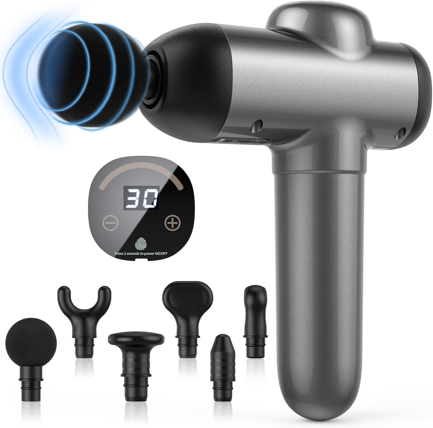 Massage Gun Deep Tissue, Muscle Massage Gun, 30 Speed Levels Percussion Handheld...