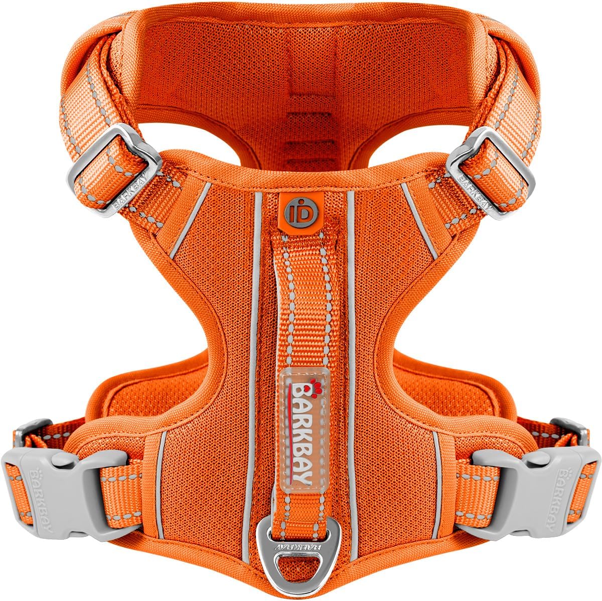 BARKBAY Dog Harness No Pull with ID Tag Pocket - Heavy Duty, Reflective, Easy Co...