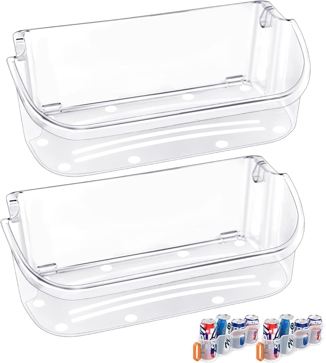 [2 PACK] UPGRADED 240356402 Refrigerator Door Bin Replacement,Compatible with Fr...