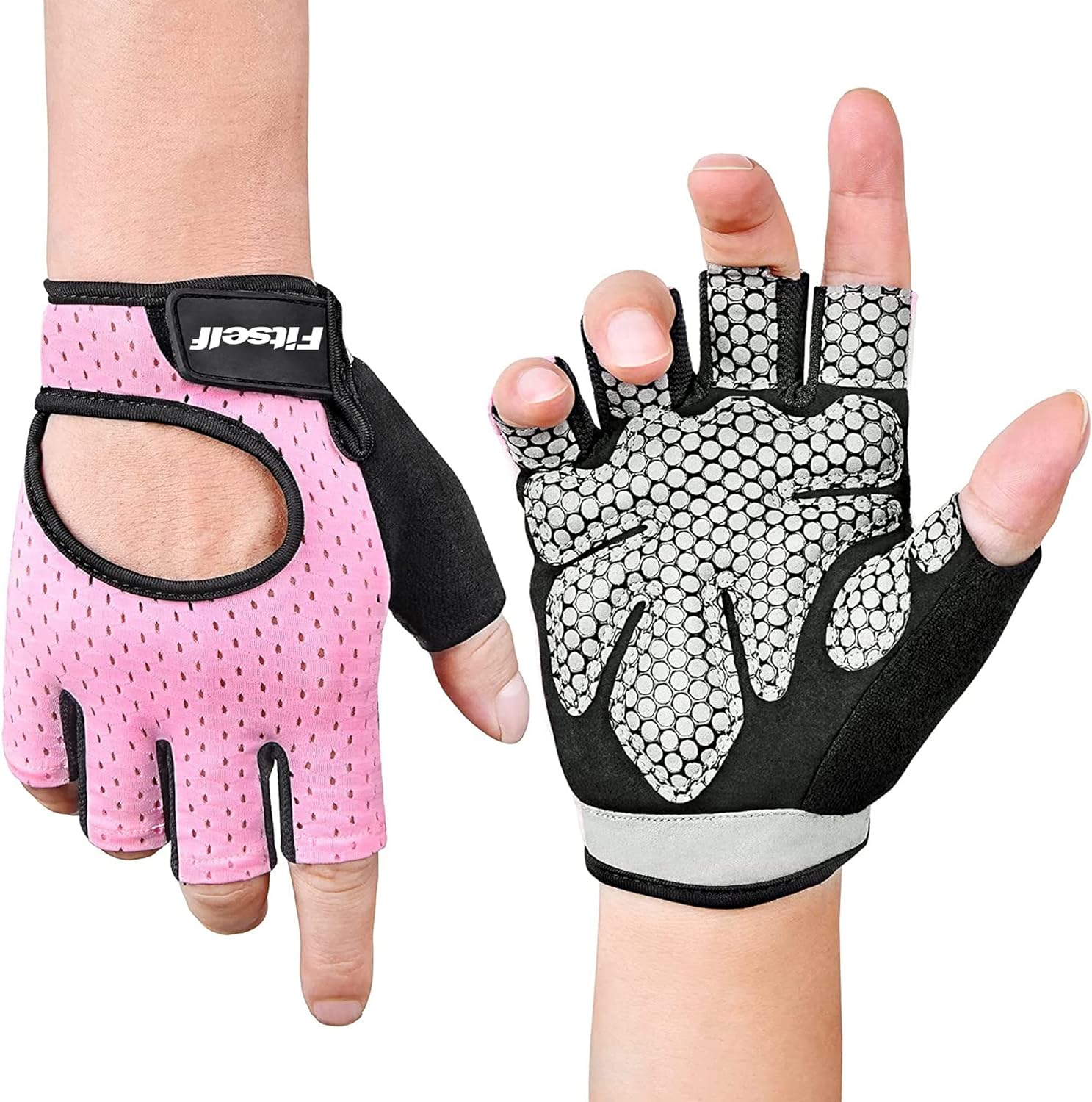 Fitself Gym Gloves, Special Non-Slip Weight Lifting Gloves, Innovative Workout T...