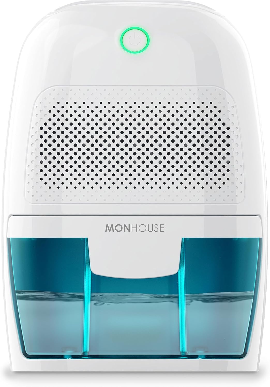 MONHOUSE Mini Air Dehumidifier 600ml Portable, Compact & Quiet Moisture Absorber...