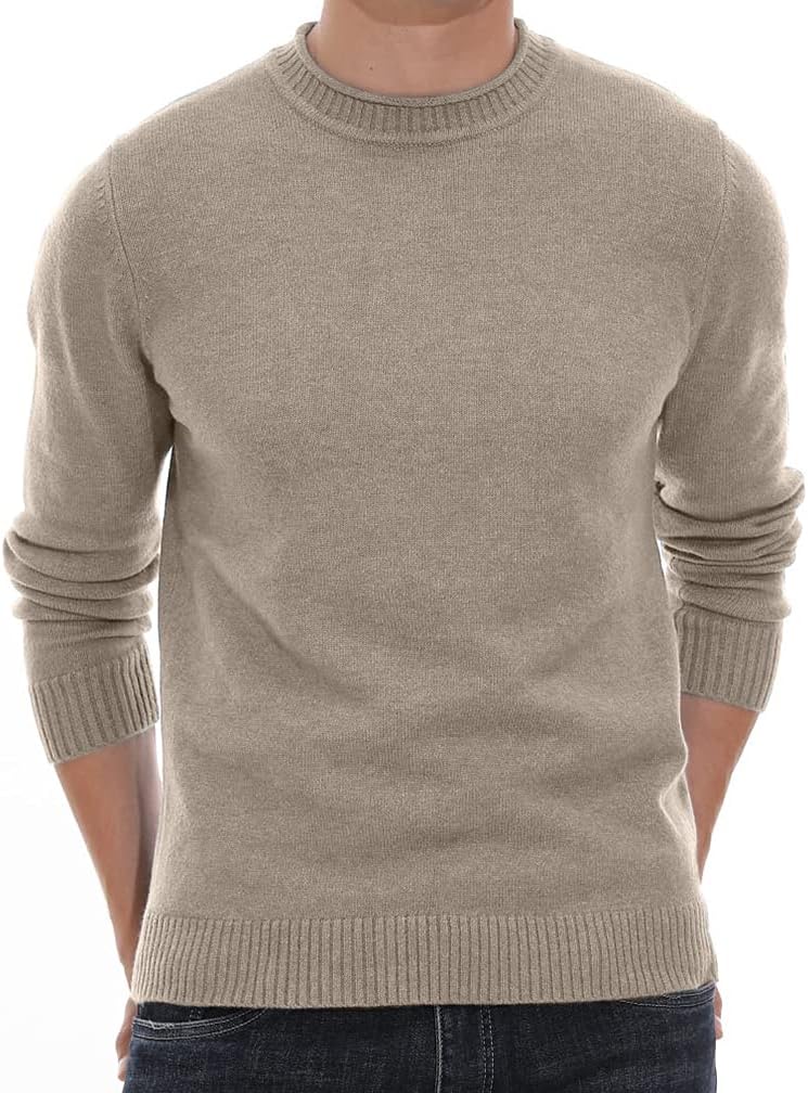 Sailwind Men's Crewneck Sweater Soft Casual Sweaters for Men Classic Pullover Sw...