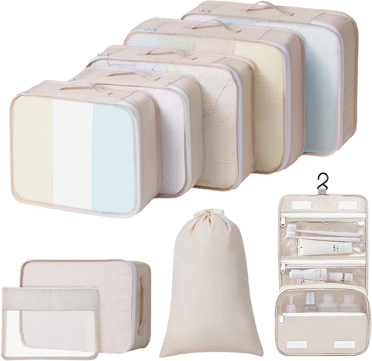 Packing Cubes for Travel - 9 Set Packing Cubes for...