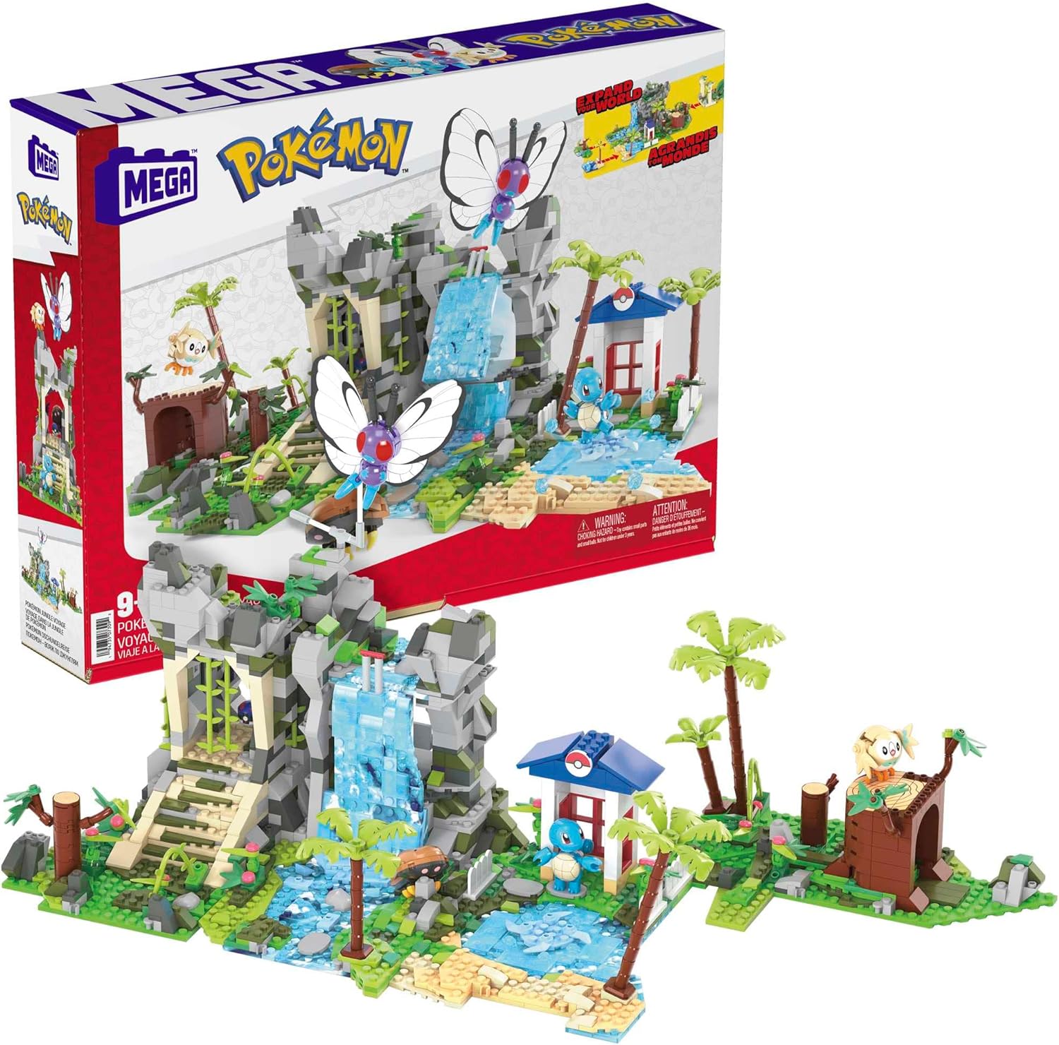 MEGA Pokémon Building Toys Set, Special Toy Set Jungle Voyage with 1362 Pieces,...