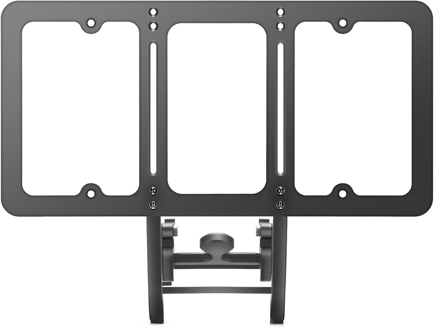 No Cover Airflow License Plate Holder for Tesla Model Y 2020-2024, Height-Adjust...