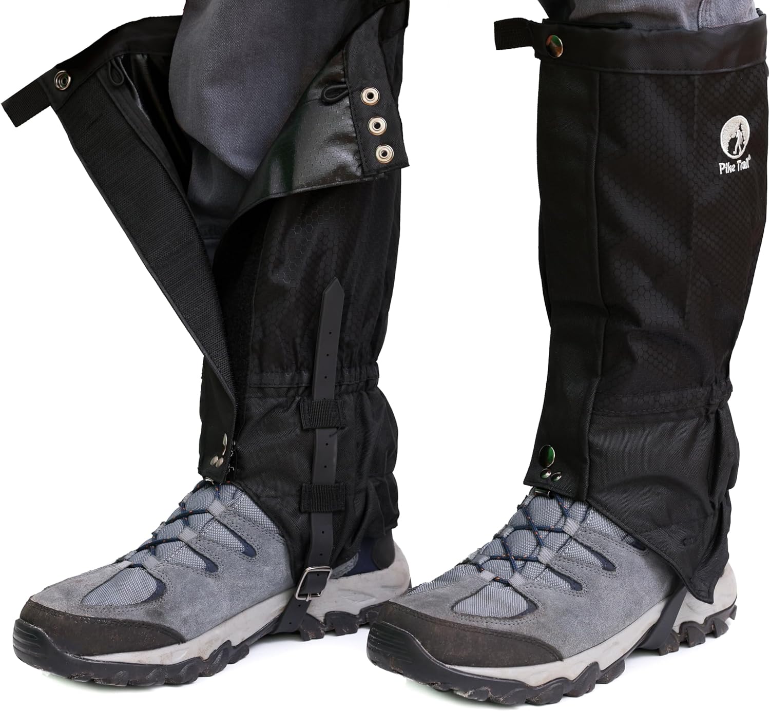 Pike Trail Waterproof Adjustable Leg Gaiters: for Hiking in Mud, Sand, and Snow...