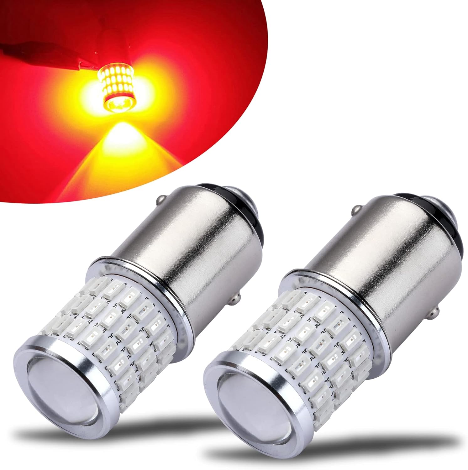 iBrightstar Newest 9-30V Super Bright Low Power 1157 2357 2057 7528 BAY15D LED B...