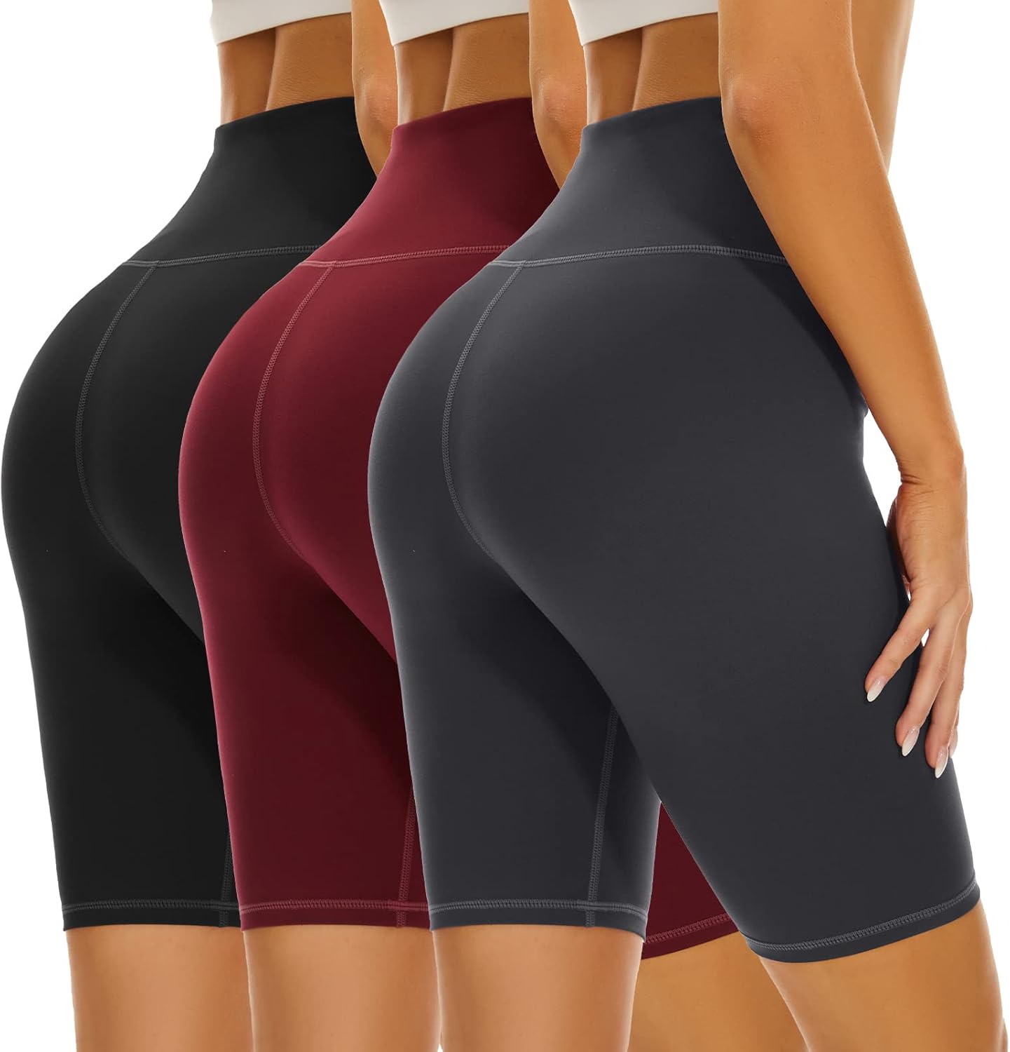 SIMIYA Cycling Shorts Women Yoga Gym Shorts High Waist Super Soft Comfort Power...