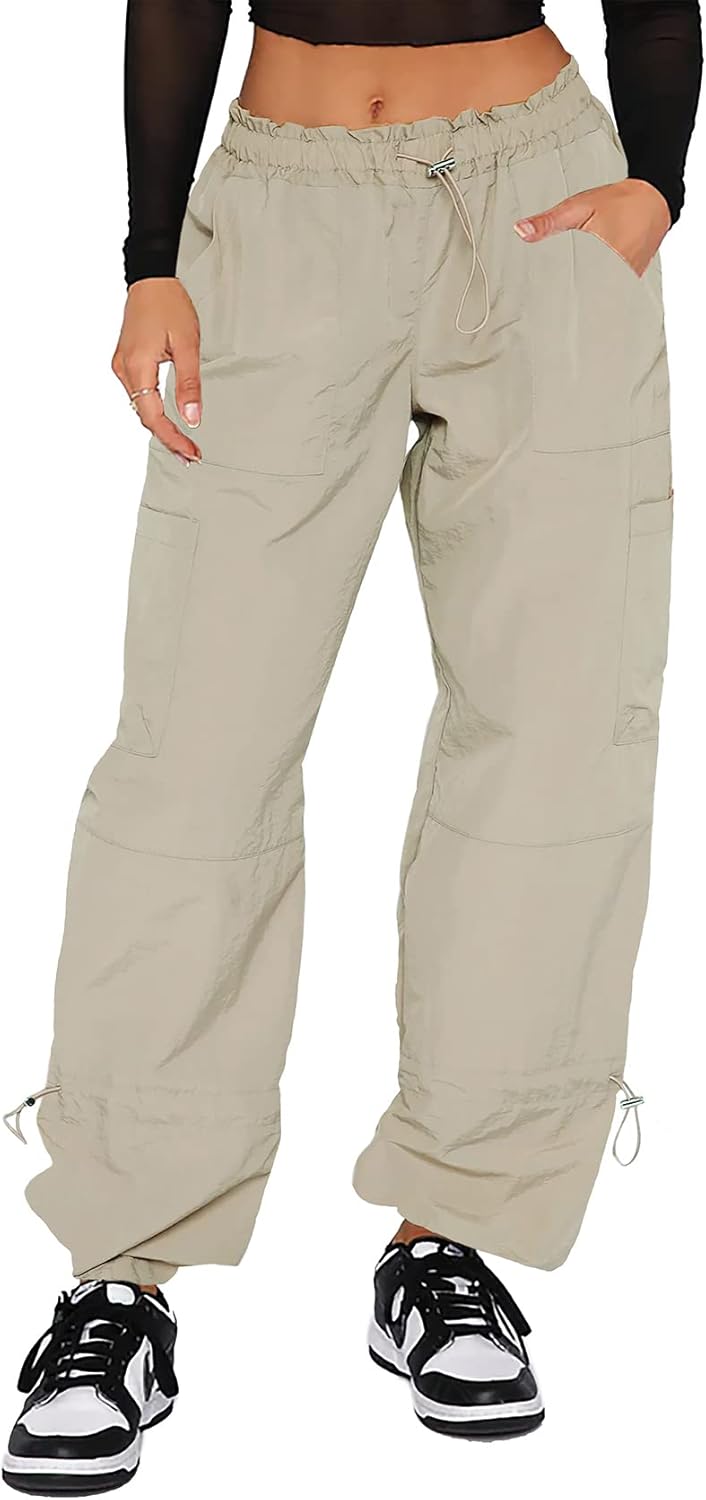 Cargo Pants Women Baggy, Special Parachute Pants for Women, Innovative Rave Pant...