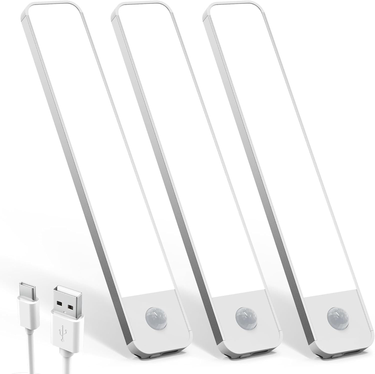 ULG Under Cabinet Lighting,96 LED Rechargeable Under Cabinet Lights Wireless, 11...