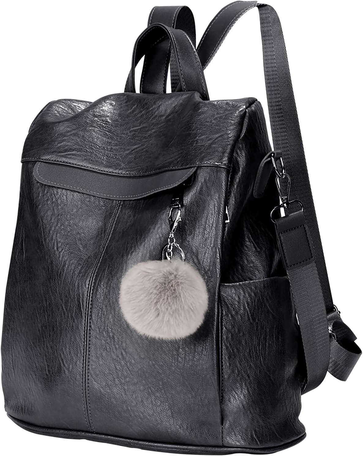 Puwuzixi Women Backpack Waterproof Anti-Theft Lightweight PU Fashion Travel Mult...