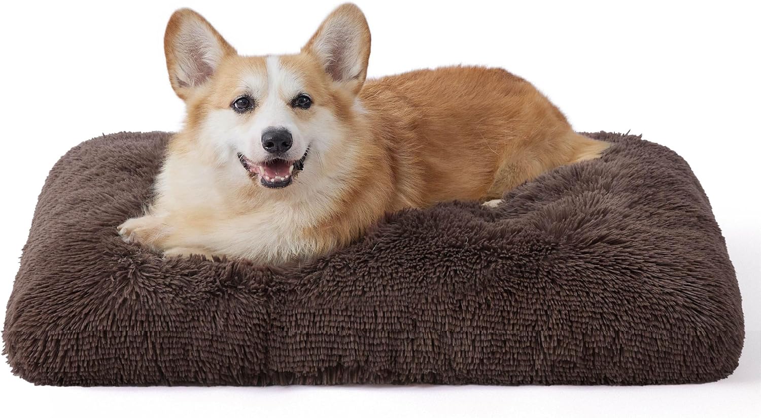 Bedsure Dog Crate Bed Medium - Fluffy Dog Crate Mattress Washable for Puppy and...