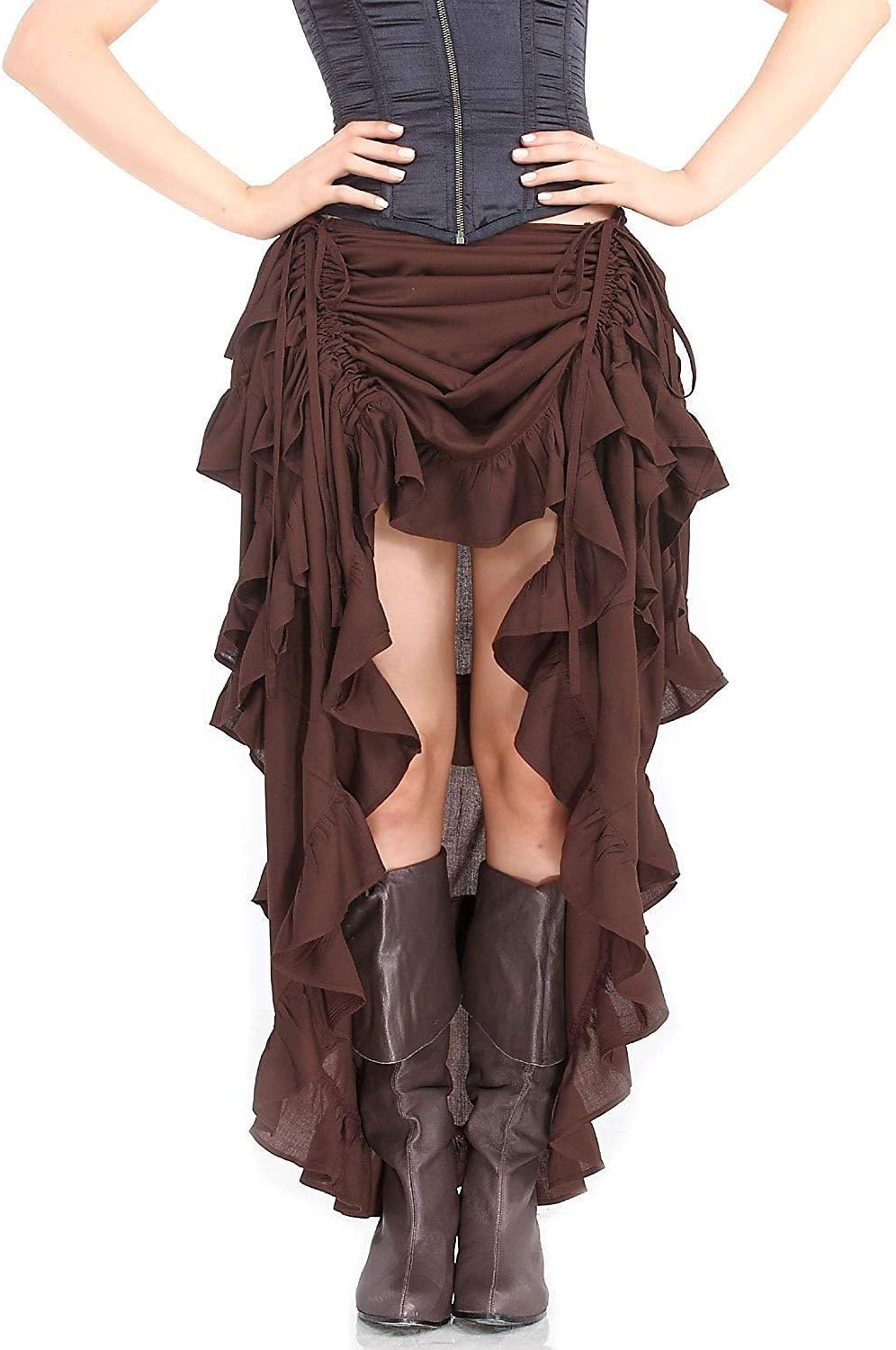 ThePirateDressing Steampunk Victorian Cosplay Costume Womens High-Low Show Girl...