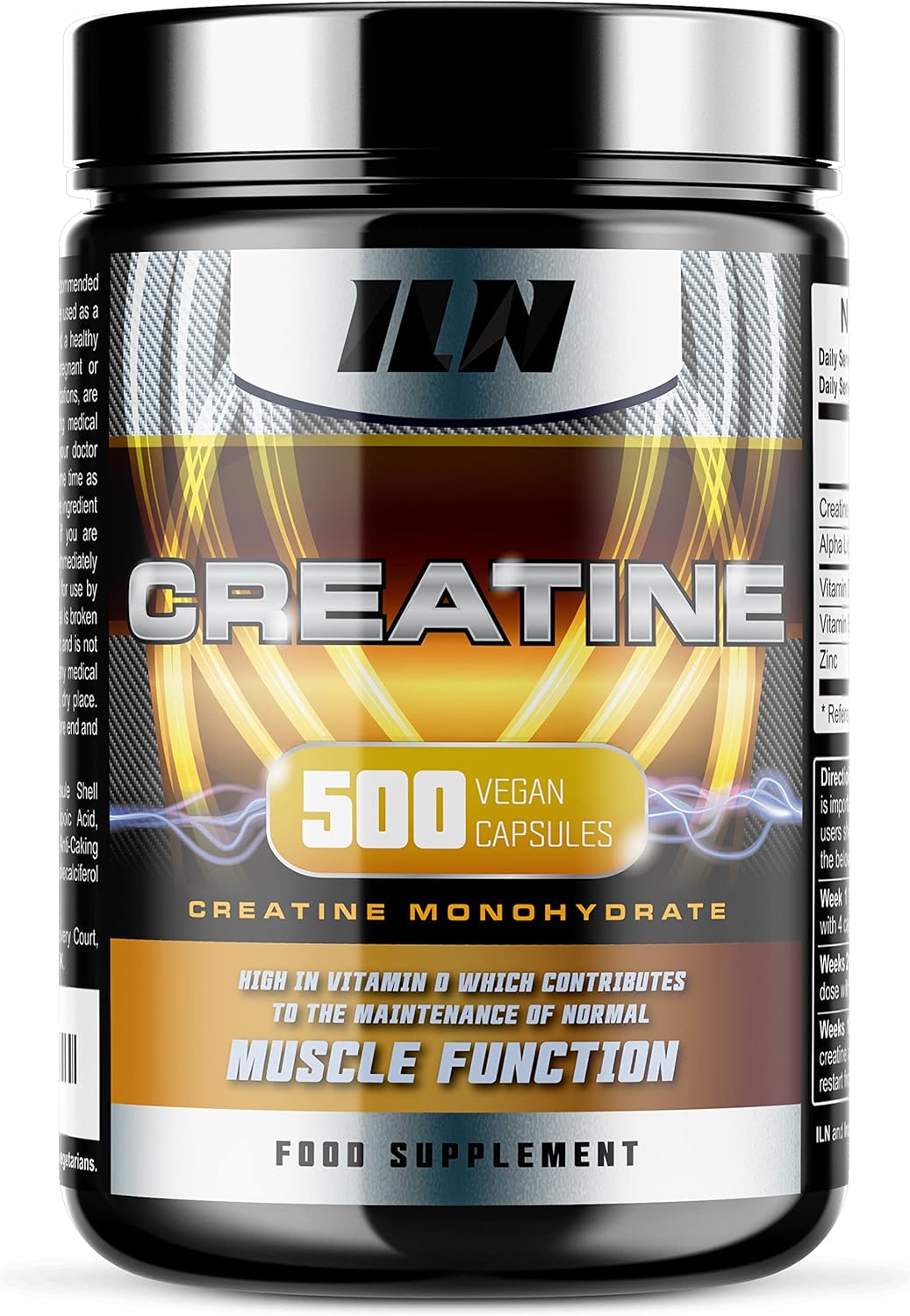 Iron Labs Nutrition Creatine Capsules - 4,200mg per Serving x 83 Servings - Crea...