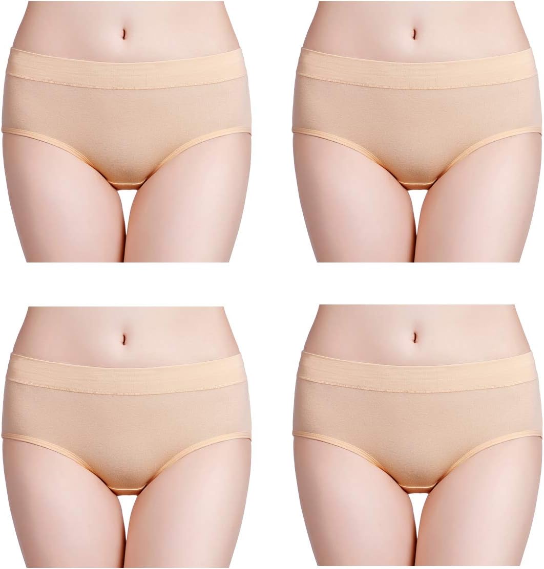 wirarpa Women's Underwear, Special Cotton Mid Waisted Ladies Panties, Innovative...