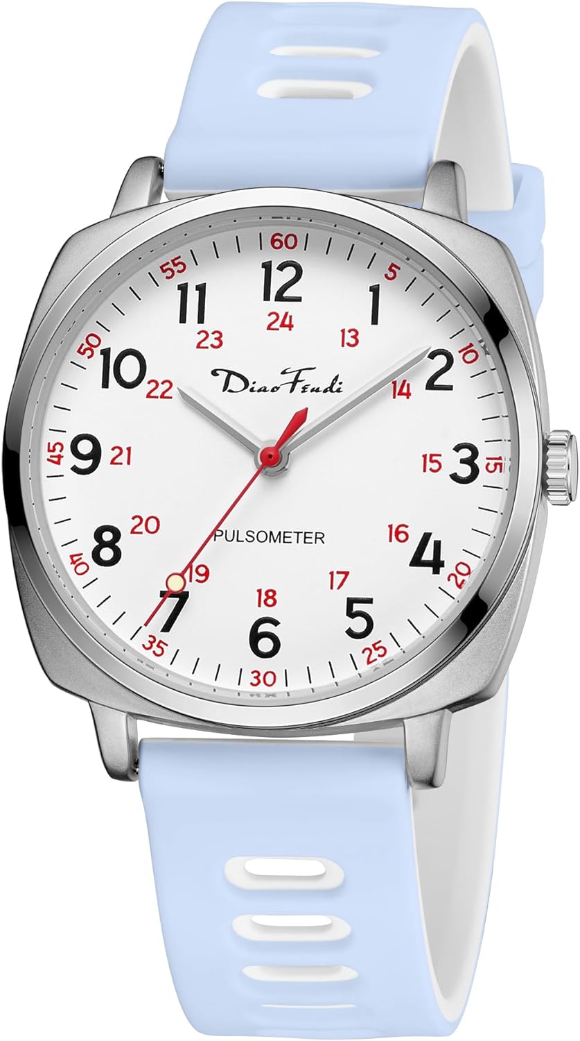 Diaofendi Waterproof Nurse Watch for Medical Professionals,Women Men, 24 Hour wi...