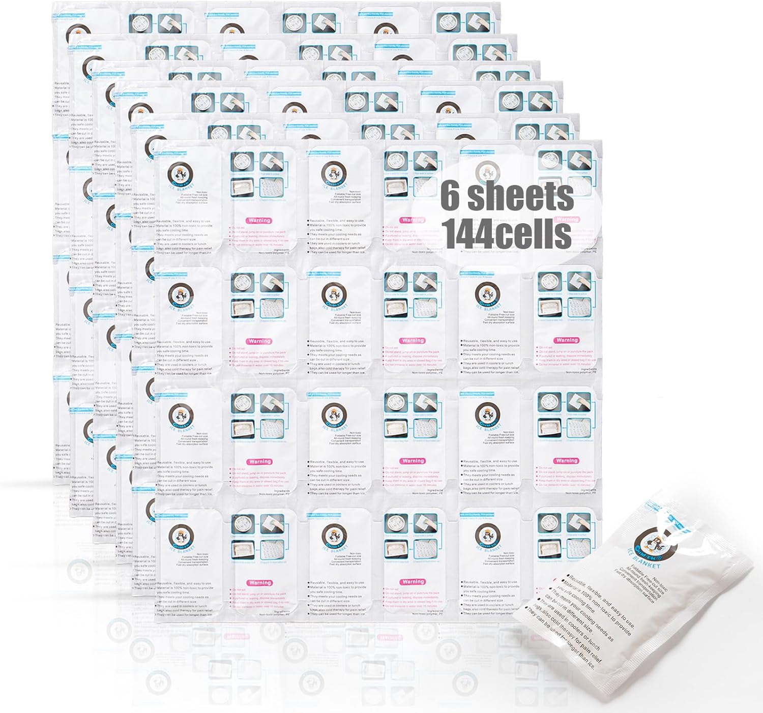 Shipping Cold Packs, Special Dry Ice for Shipping Frozen Food, Flexible Ice Pack...