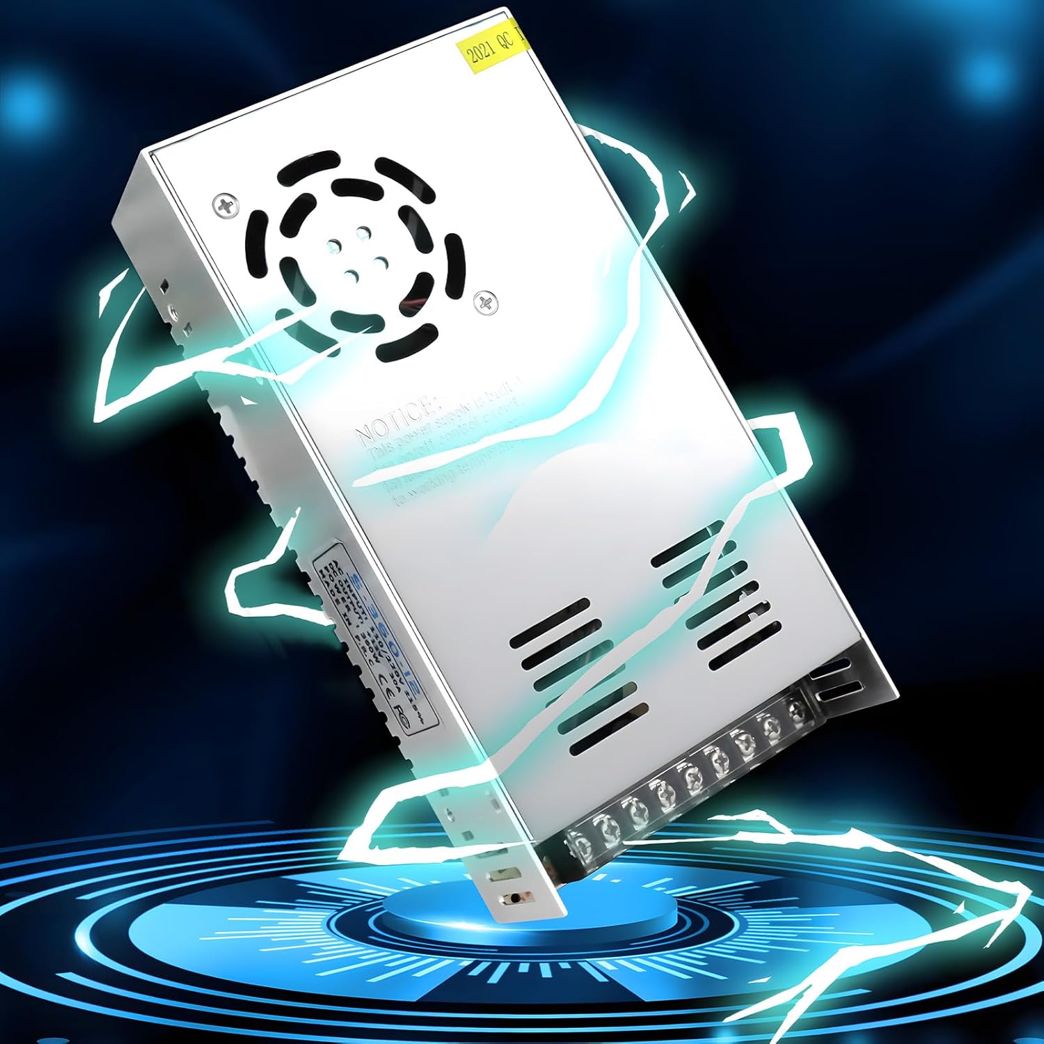 LightingWill 12V 30A 360W DC Universal Regulated Switching Power Supply, Convert...