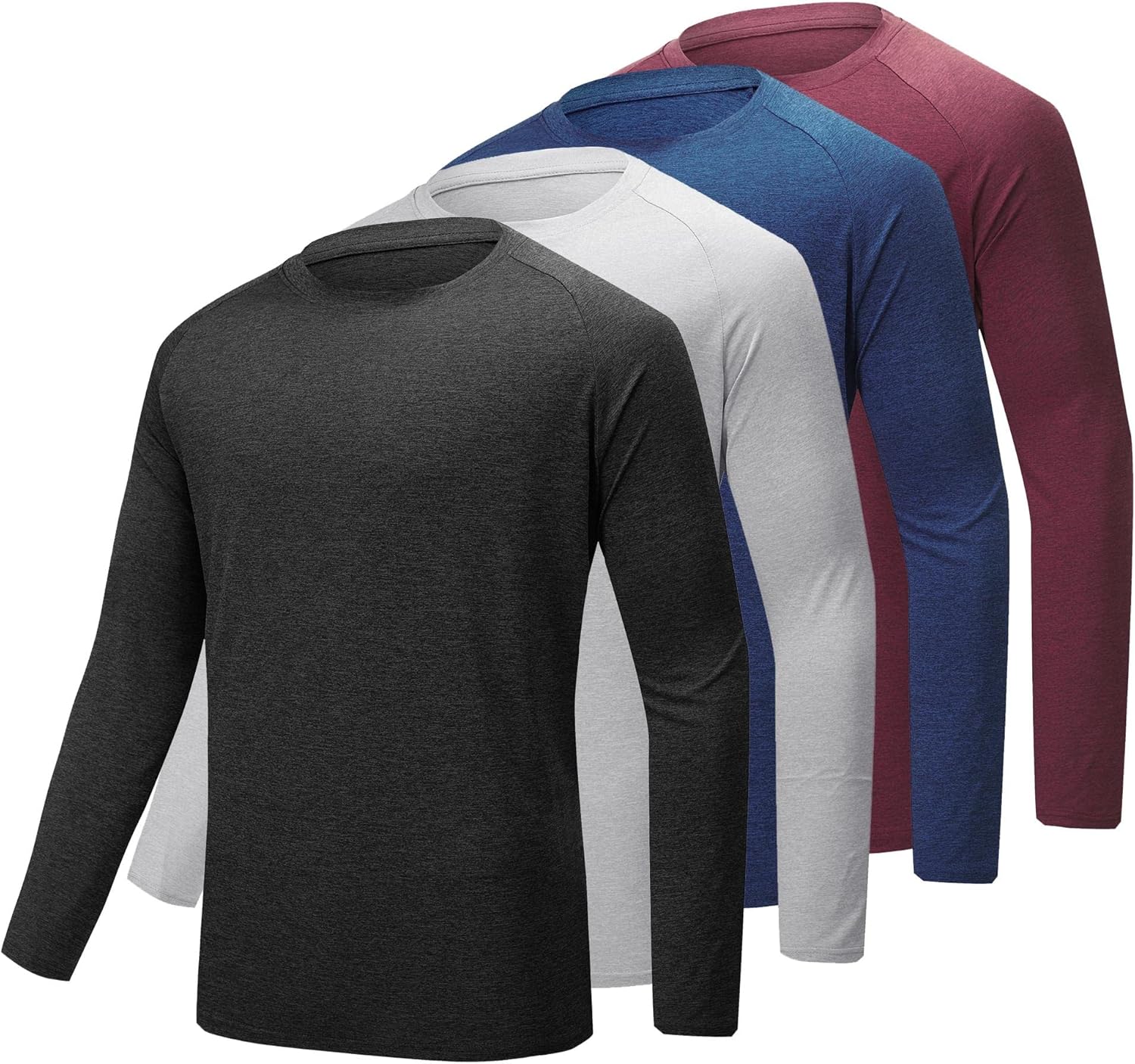 BALENNZ Long Sleeve Tee Shirts for Men - Moisture Wicking Quick Dry Long Sleeve...