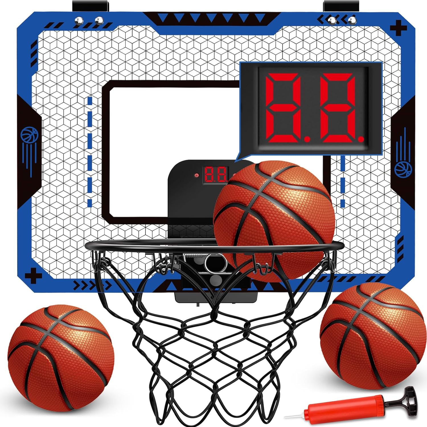 Basketball Hoop Indoor for 5 6 7 8 9 10+ Year Old Boys Kids, Mini Basketball Hoo...