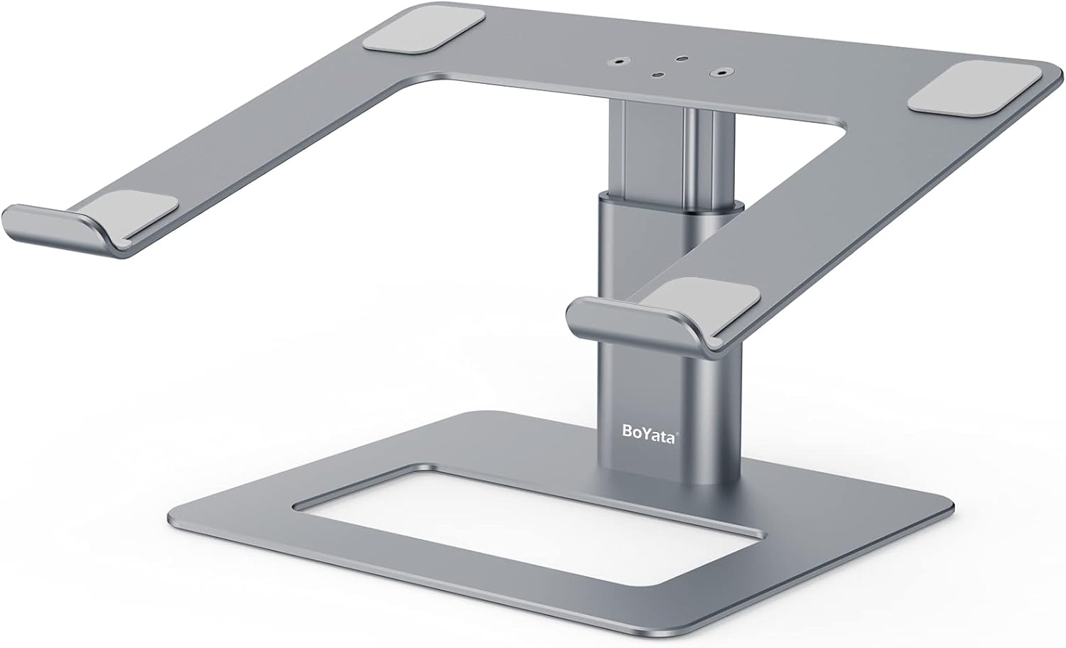 BoYata Laptop Stand, Height adjustable Ventilated Laptop Holder, Notebook Stand...