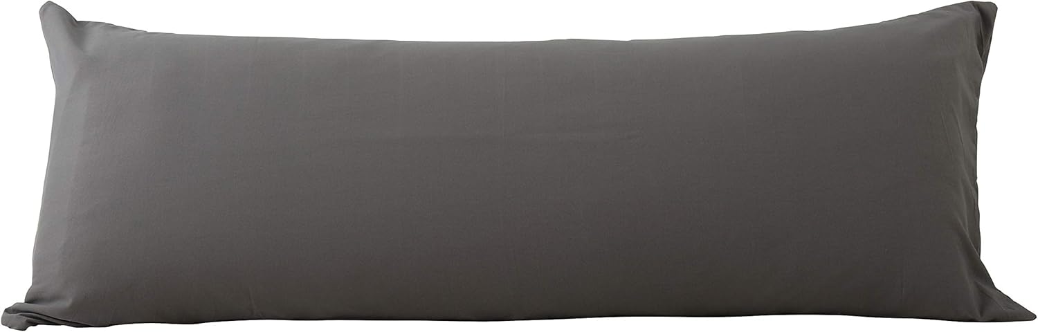 EVOLIVE Ultra Soft Microfiber Body Pillow Cover/Pillowcases 21"x54" with Hidden...
