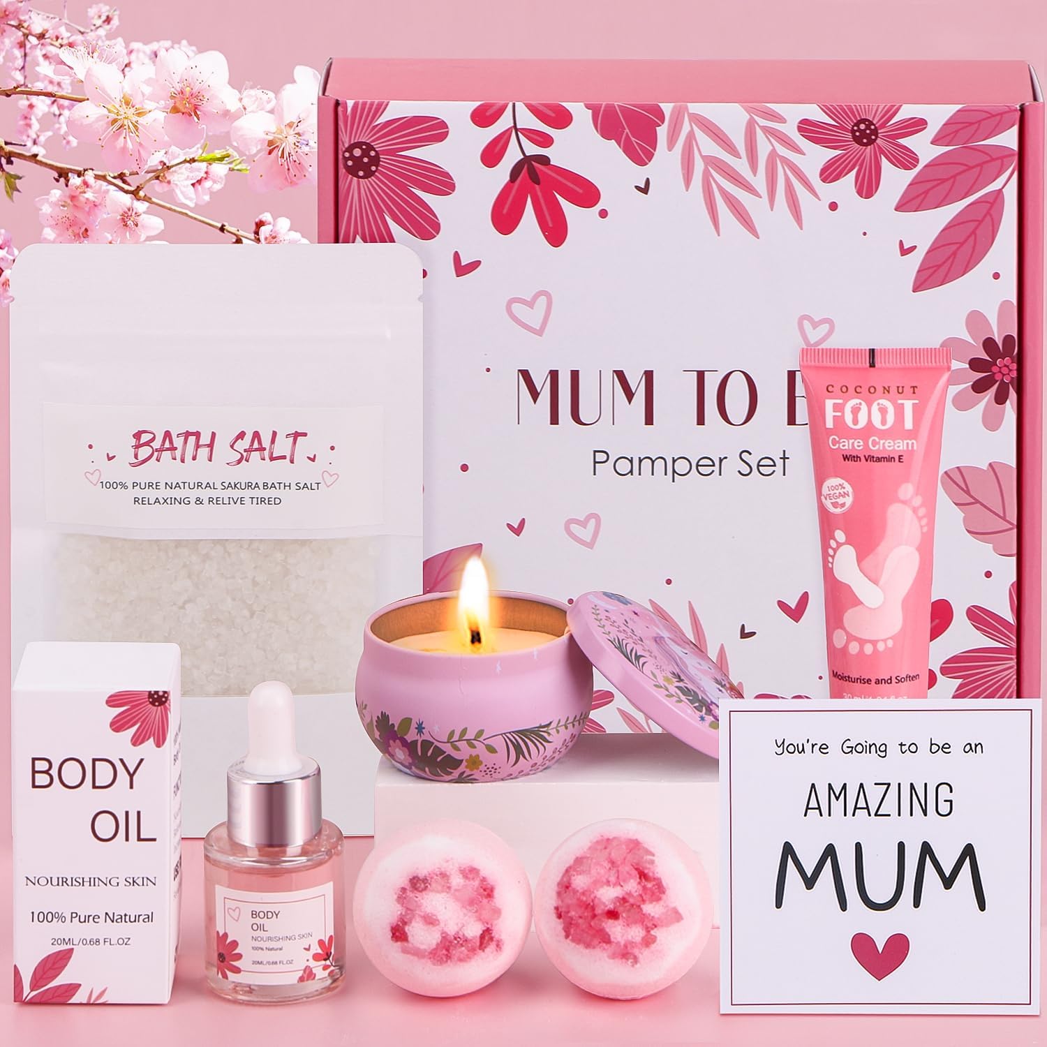 Baby Shower Gifts, Mum To Be Gifts, New Mum Pamper Kit Gifts, Relaxation Self Ca...