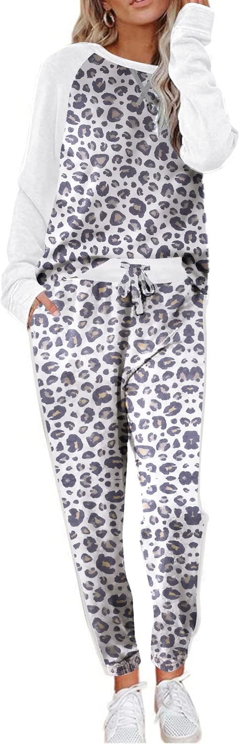 Ekouaer Women's Pajama Set, Special Long Sleeve PJs, Innovative 2 Piece Outfit P...
