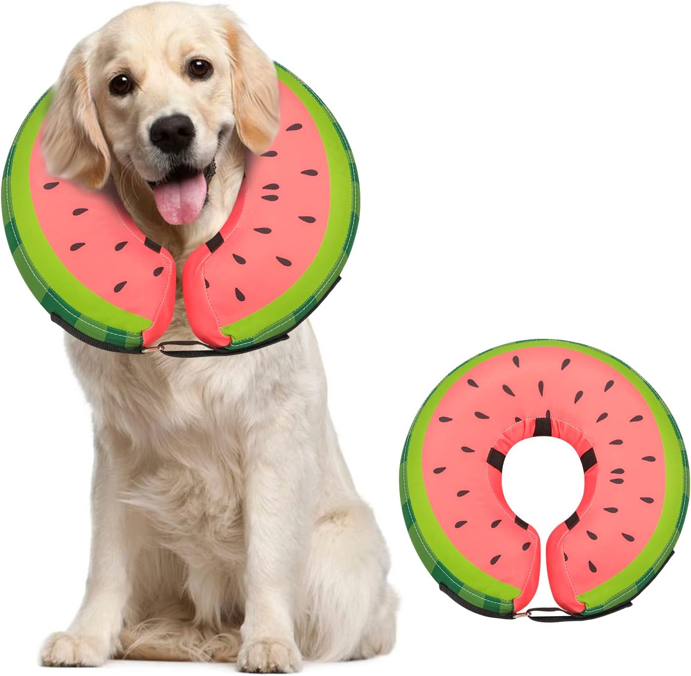 Dog Cone Collar for Small Medium Large Dogs for After Surgery, Pet Inflatable Ne...