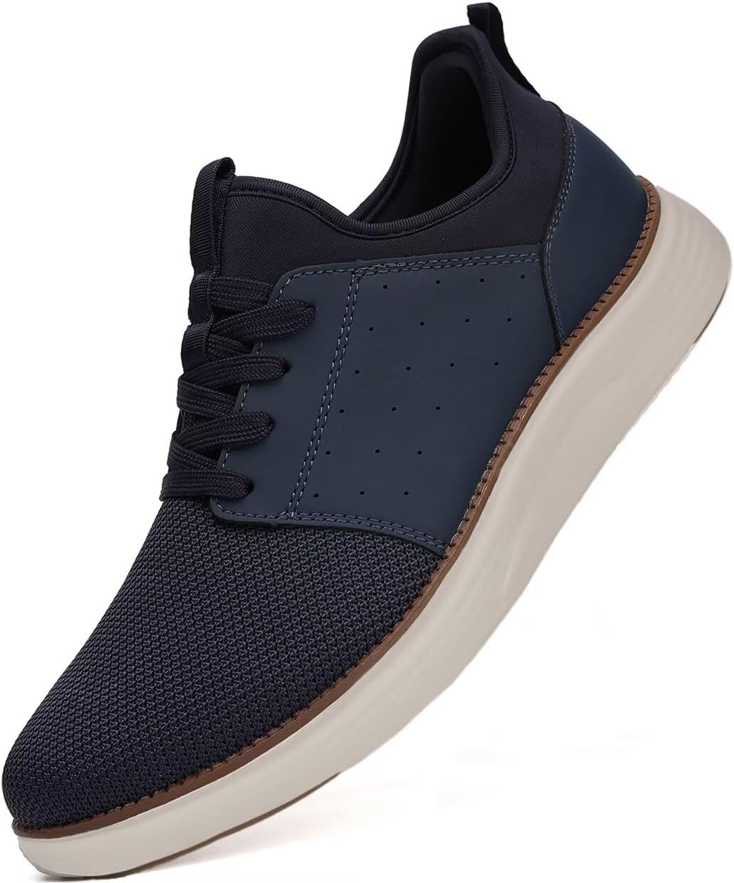 Men Casual Dress Shoes Hands Free Slip On Fashion Sneakers Lightweight Breathabl...